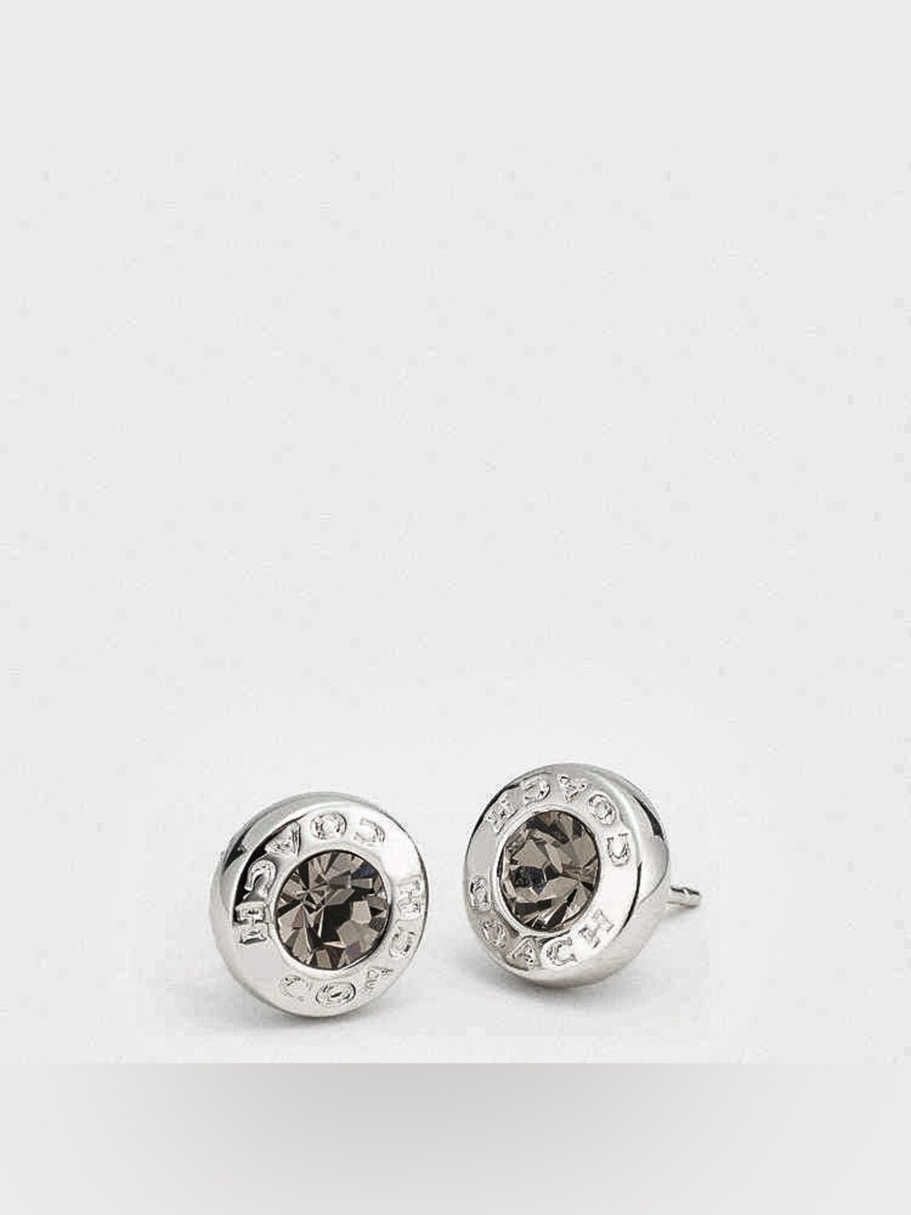 Coach open circle studs. - Picture 12 of 13